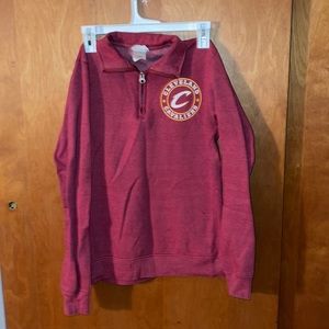 Cleveland Cavaliers half zip. Size medium.